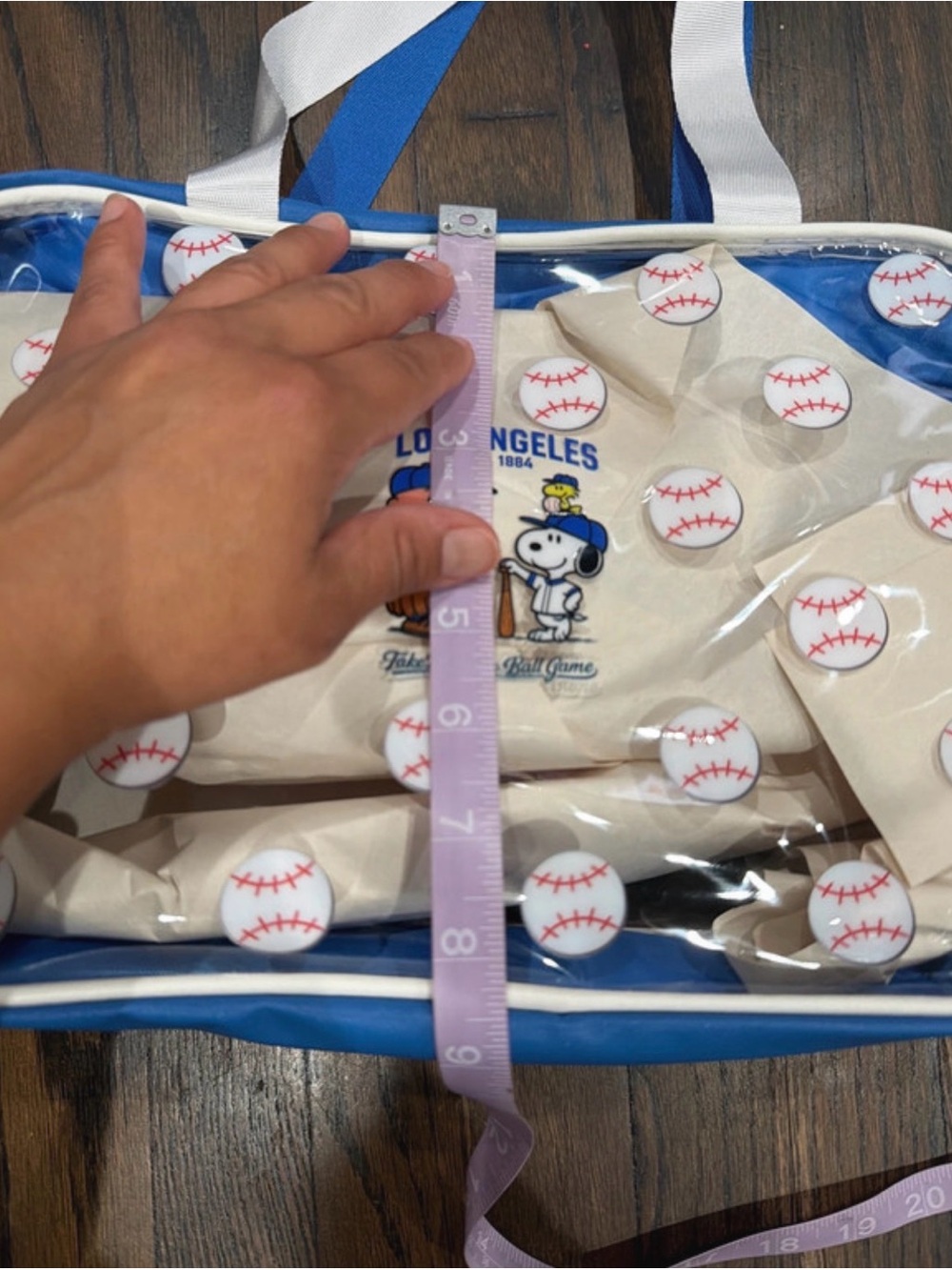 Dodgers snoopy clear bag - Picture 5 of 7